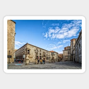 Cathedral Square in Avila Sticker